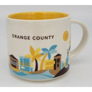 2012 Starbucks Orange County You Are Here Collection 14oz Coffee Mug Cup